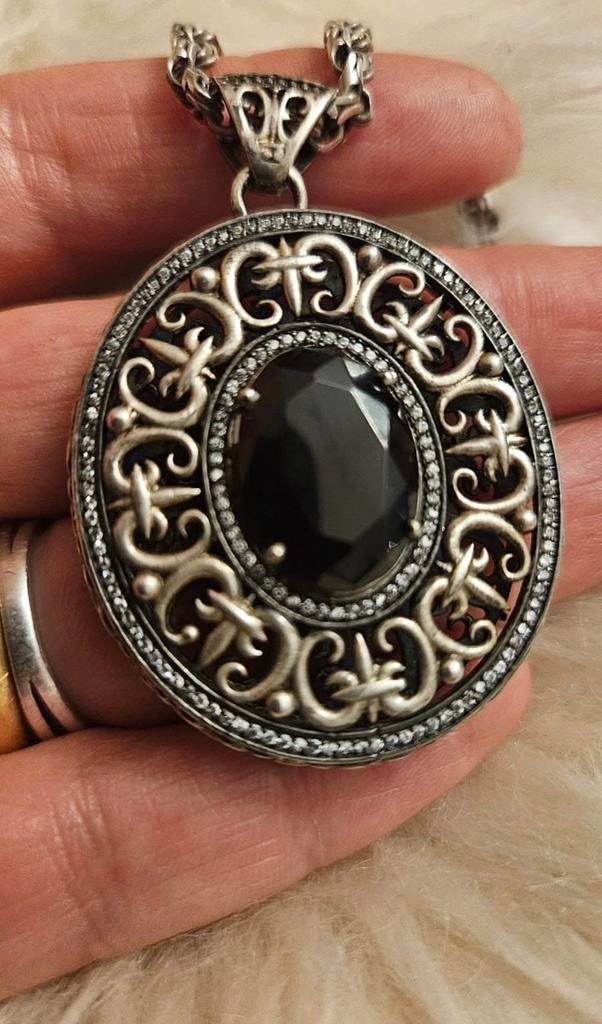 Exlusieve zilveren statement ketting, Enlèvement ou Envoi, Comme neuf, Argent