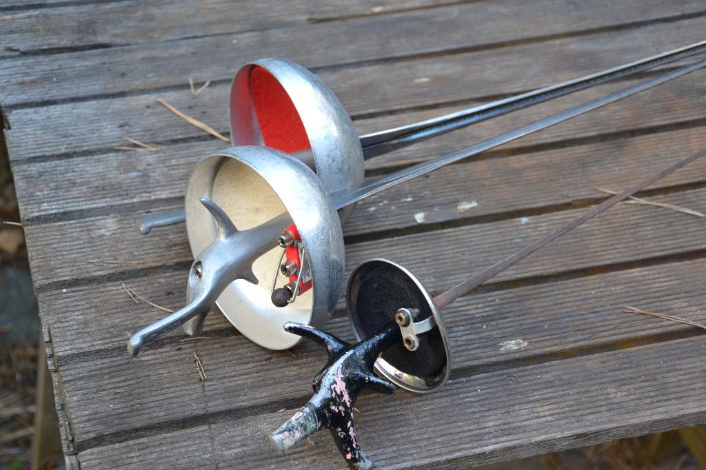 Floret de 3 sabres à écran, Enlèvement, Autres, Épée ou sabre