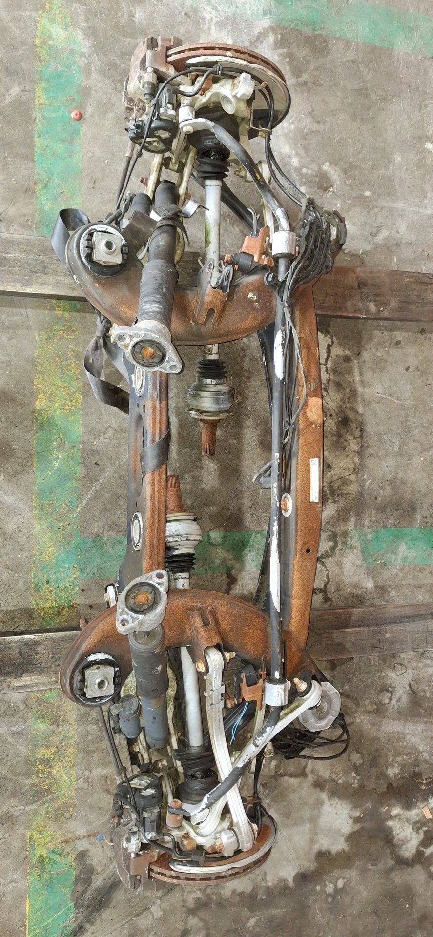 Complete Achteras Subframe Mercedes C-Klasse W205 S205 A2053, Auto-onderdelen, Ophalen, Gebruikt, -, -