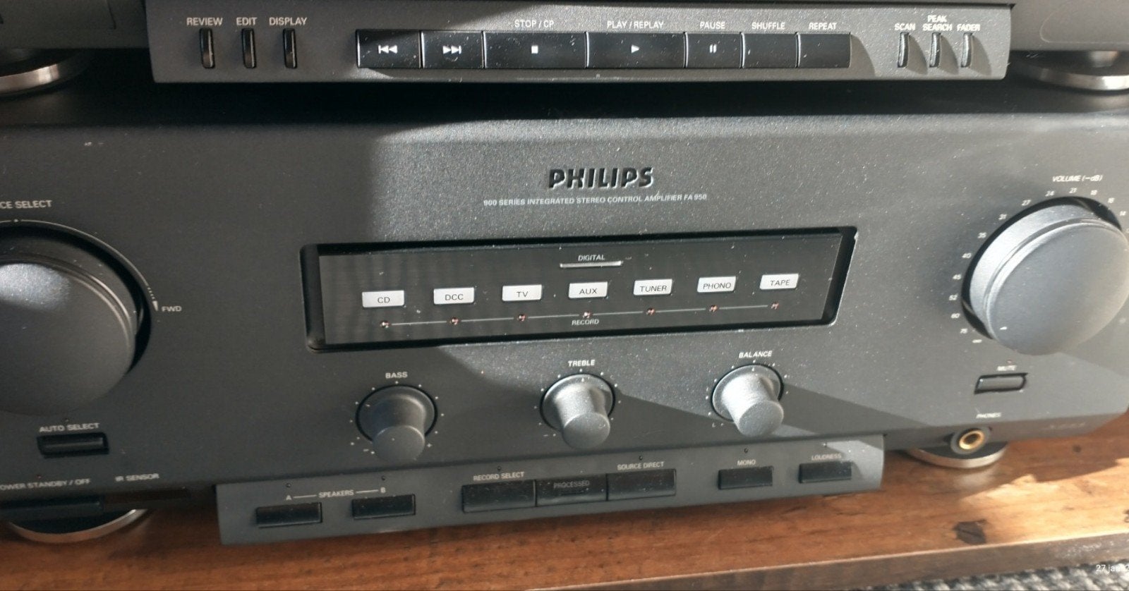 Philips 950 versterker, Audio, Tv en Foto, Versterkers en Ontvangers, Ophalen