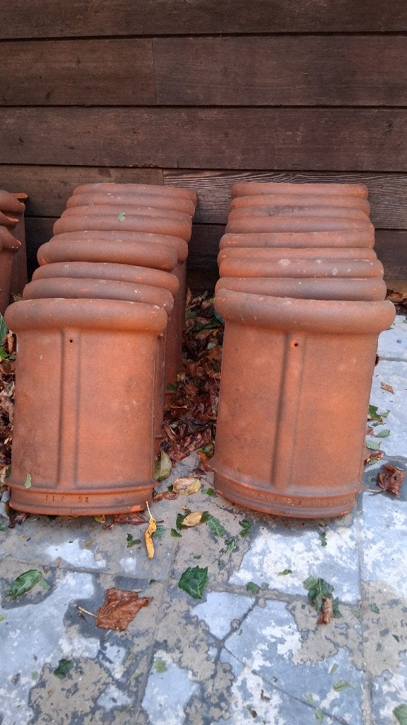 nokpannen (vorstpannen), Doe-het-zelf en Bouw, Ophalen, Steen of Klei, Zo goed als nieuw, Dakpannen