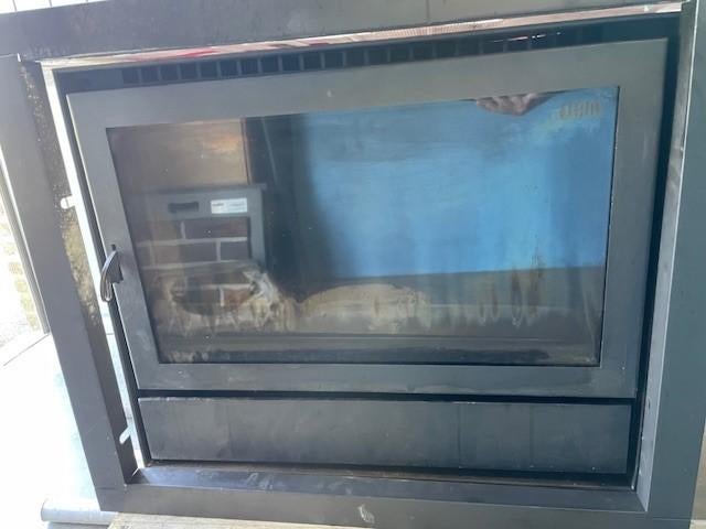 Inbouwhaard Flam MT 68/57, Huis en Inrichting, Kachels, Gebruikt, Inbouw, Houtkachel, Hout, Ophalen