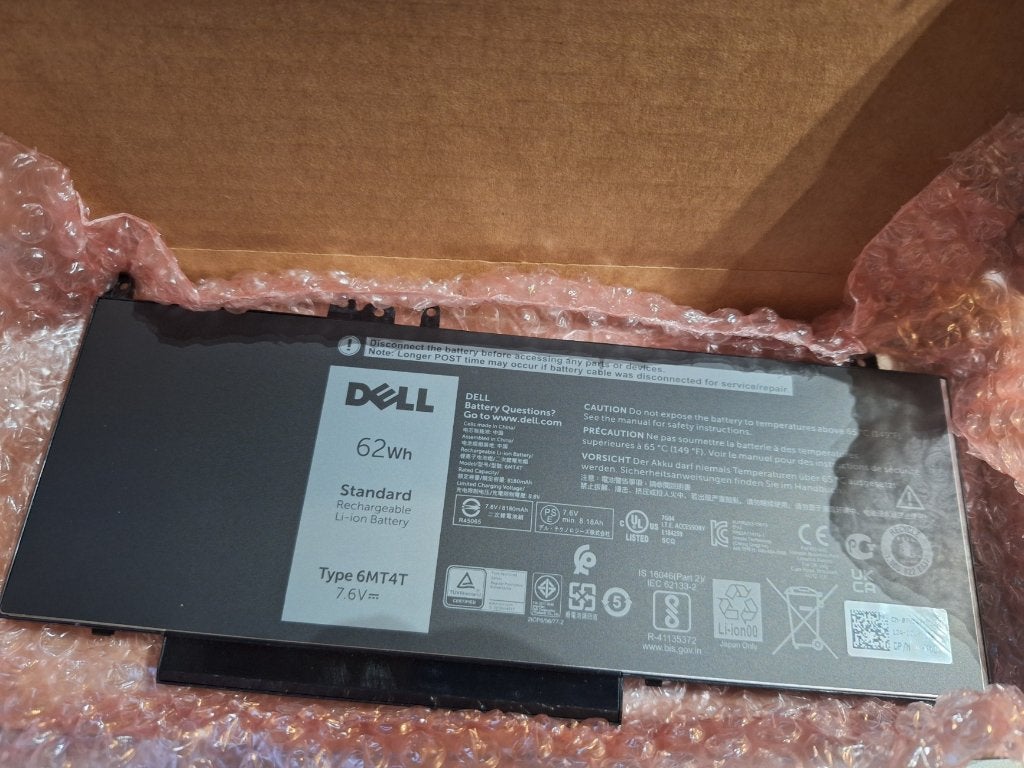 Dell laptop batterij - 6MT4T (Dell OEM onderdeel), Enlèvement ou Envoi