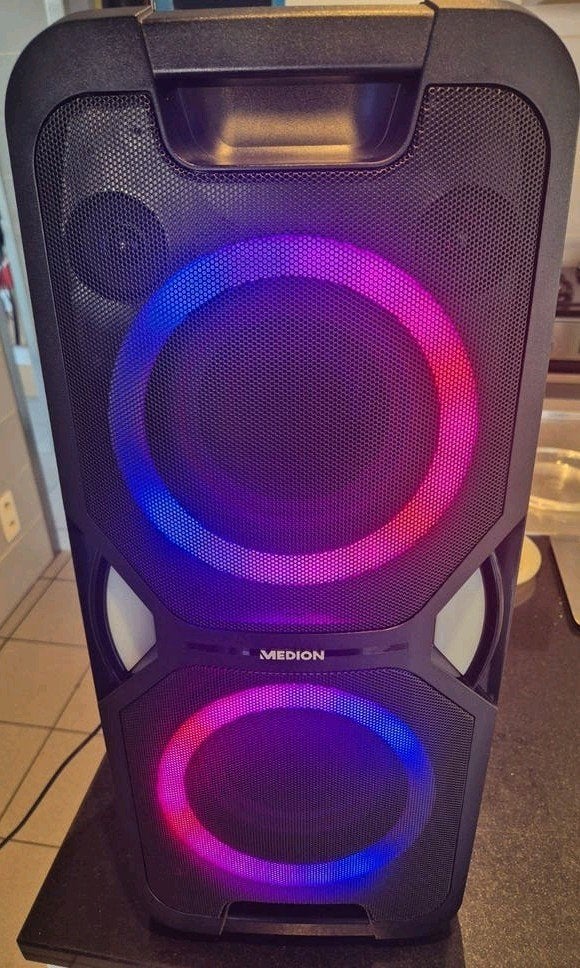 Medion Party Speaker - Zwart - Bluetooth, Enlèvement, Comme neuf, Haut-parleur(s)