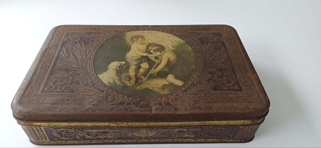 Vintage "PAREIN BISCUITS" blikken doos, Verzamelen, Ophalen of Verzenden, Overige merken