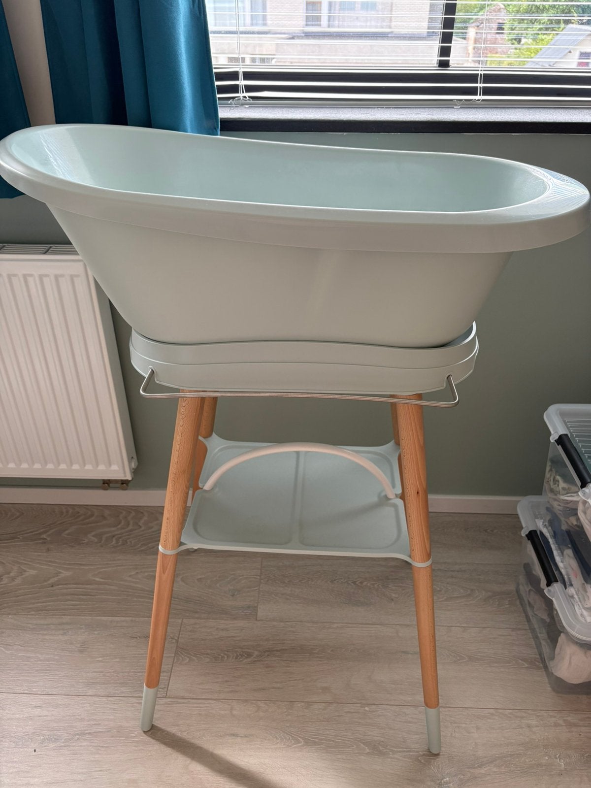 Babybad met verkleiner bébé-jou, Kinderen en Baby's, Badjes en Verzorging, Ophalen, Zo goed als nieuw, Bébé-jou
