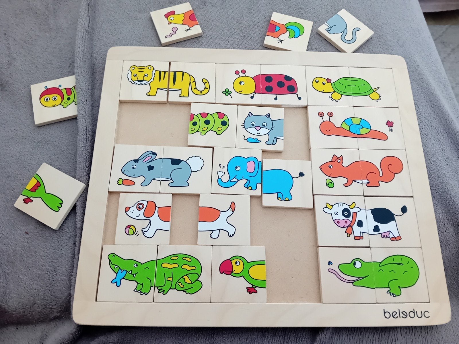 Houten puzzel beleduc  als nieuw, Enlèvement