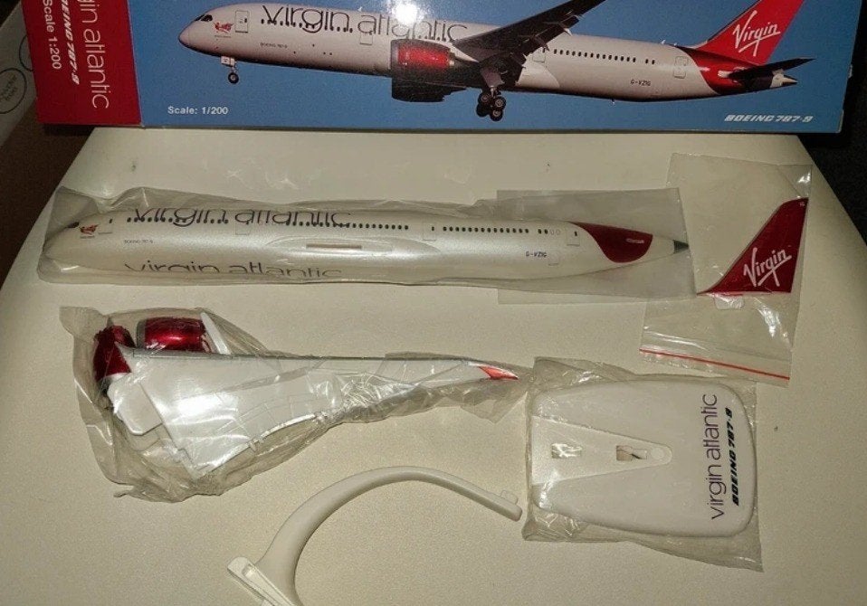Virgin Atlantic Airways Boeing 787-9 1/200 schaalmodel NIEUW, Verzamelen, Ophalen of Verzenden, Nieuw, Schaalmodel