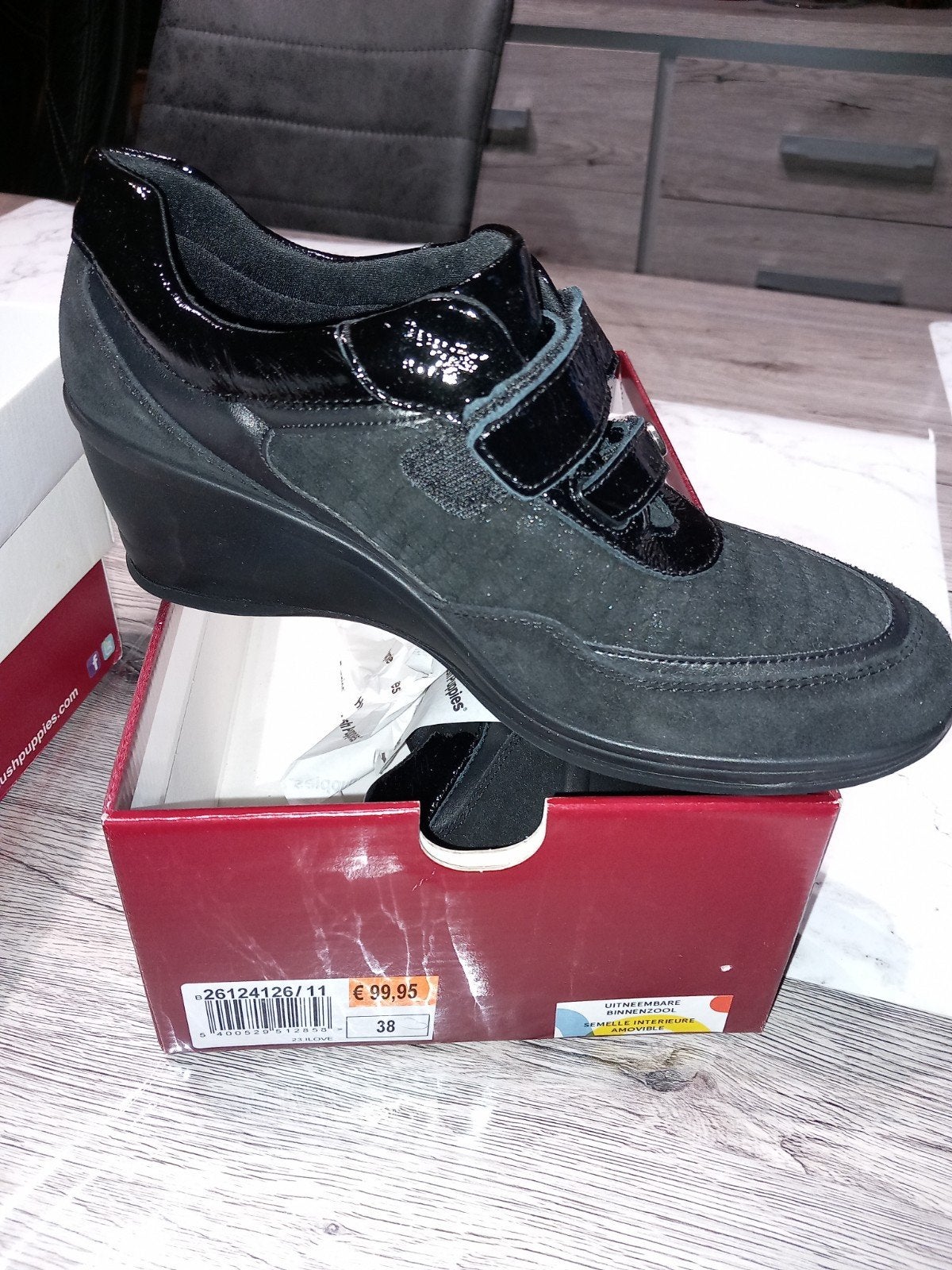 damesschoenen,  hush puppies, Neuf, Enlèvement, Hush Puppies, Noir