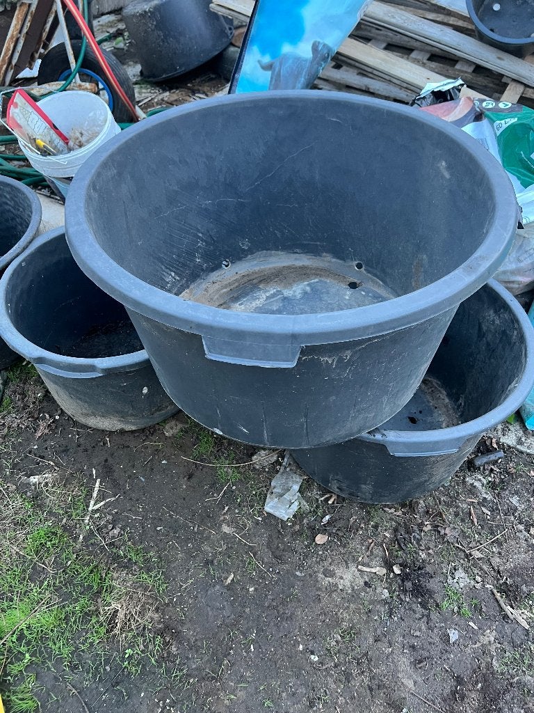 grote plantenkuip boomcontainer 60 liter 66 x 37 cm, 40 cm ou plus, Rond, Comme neuf, Synthétique