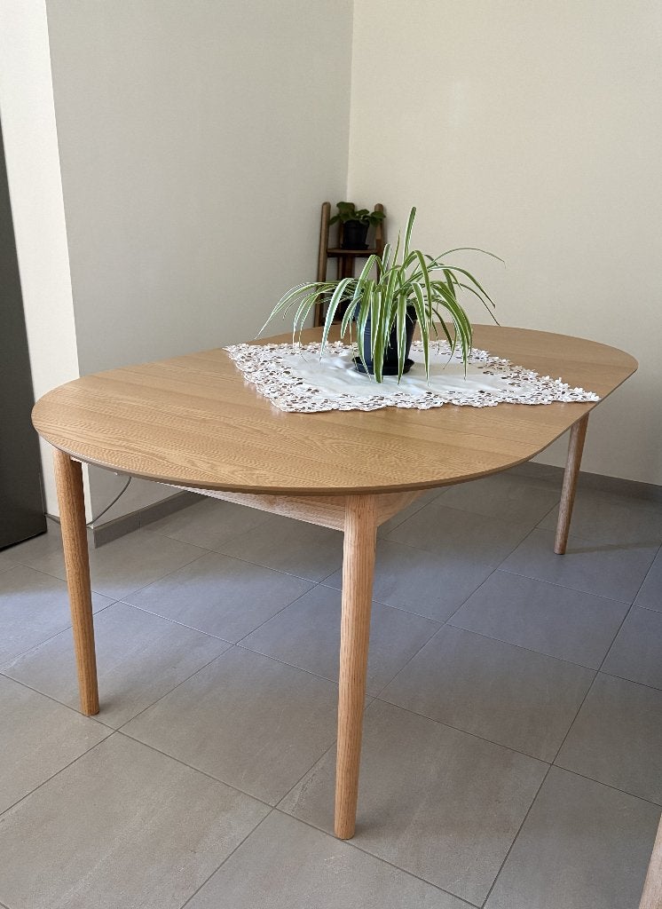 Tafel, Ophalen, 100 tot 150 cm, Zo goed als nieuw, Vijf personen of meer