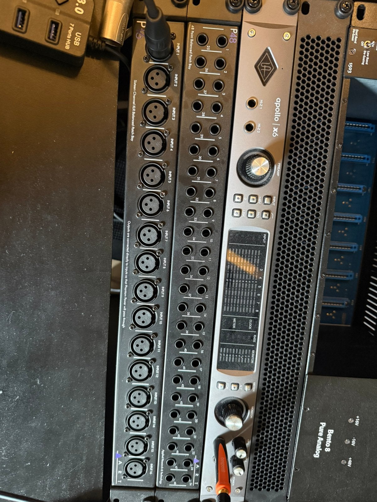 Patchbay ART P48 et patchbay xlr P16, Muziek en Instrumenten, Ophalen, Zo goed als nieuw