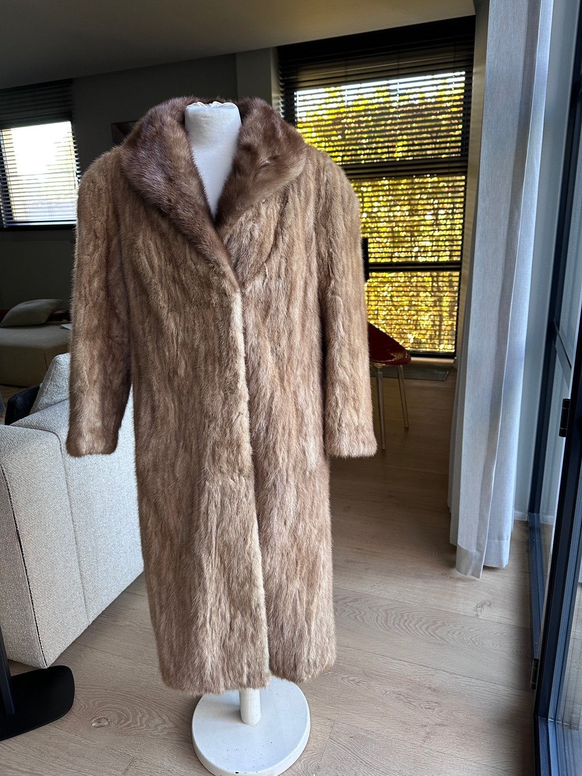 Magnifique manteau vintage en fourrure de vison, Vêtements | Femmes, Enlèvement ou Envoi, Porté, Taille 36 (S), Beige