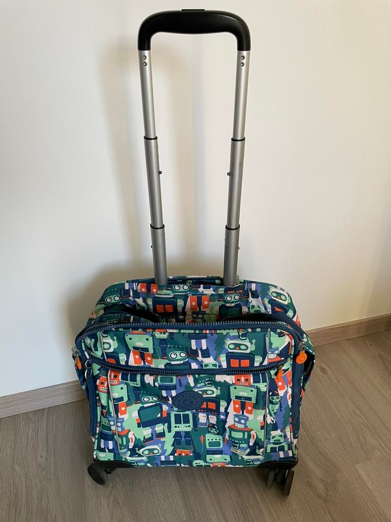 Cartable kipling sur roulettes, Enlèvement ou Envoi, Comme neuf, Roulettes