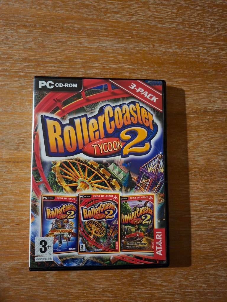 Pc Game Rollercoaster Tycoon 2 - 3 pack, Ophalen of Verzenden, Zo goed als nieuw, Vanaf 3 jaar