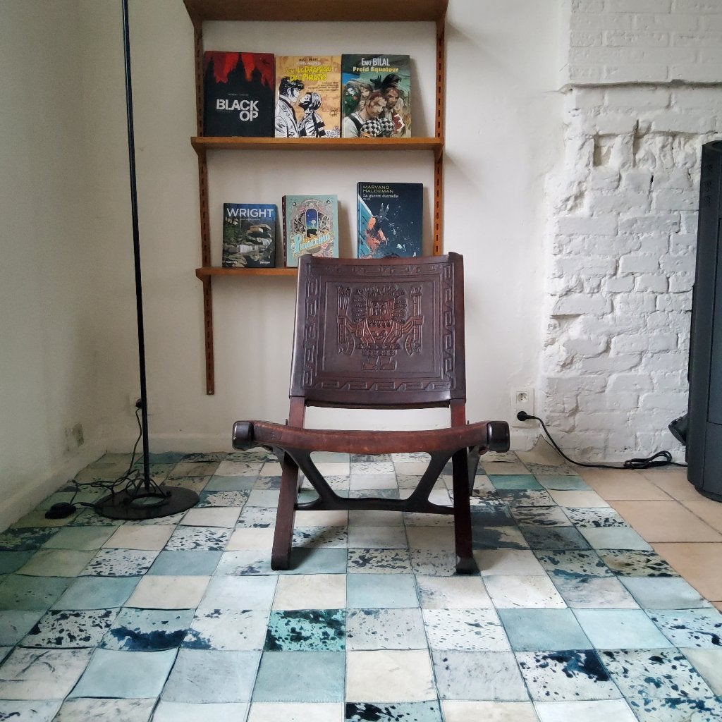 Angel Pazmino fauteuils x2, Ophalen, Zo goed als nieuw, Leer