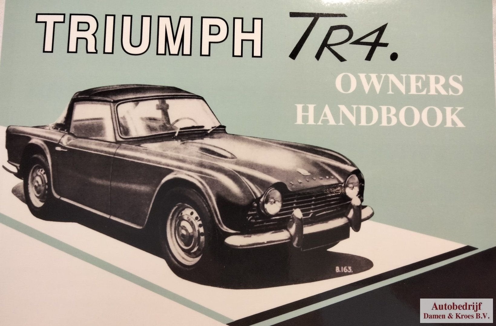 Handboek Triumph TR4 Instructieboekje (Engelstalig), Ophalen of Verzenden