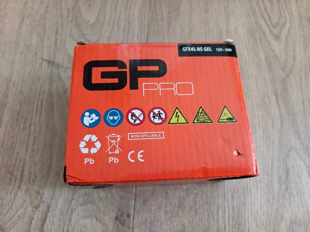 Batterie moto GP PRO GTX4L-BS GEL – 12 V 5 Ah – neuve, Enlèvement