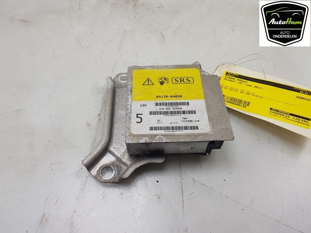 BOITIER AIRBAG Peugeot 107 (|891700H050|212388105|), Kontakt-peugeot@peugeot.com, Utilisé, Peugeot Deutschland GmbH, Bahnhofsplatz
65423  Rüsselsheim, DE