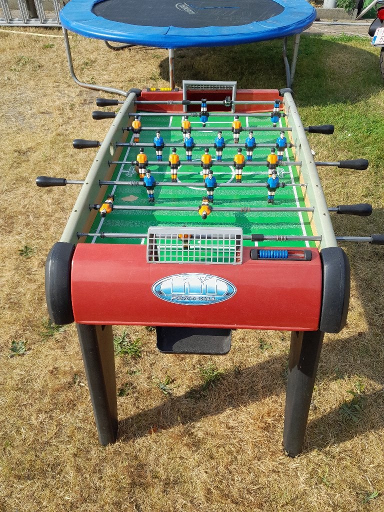Tafelvoetbal, Ophalen, Gebruikt