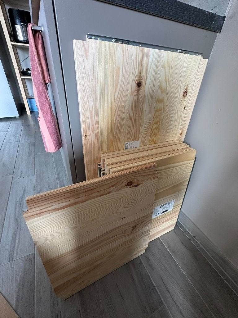 7x IVAR shelf / étagère 42x50 cm, Maison & Meubles, Enlèvement ou Envoi, Utilisé