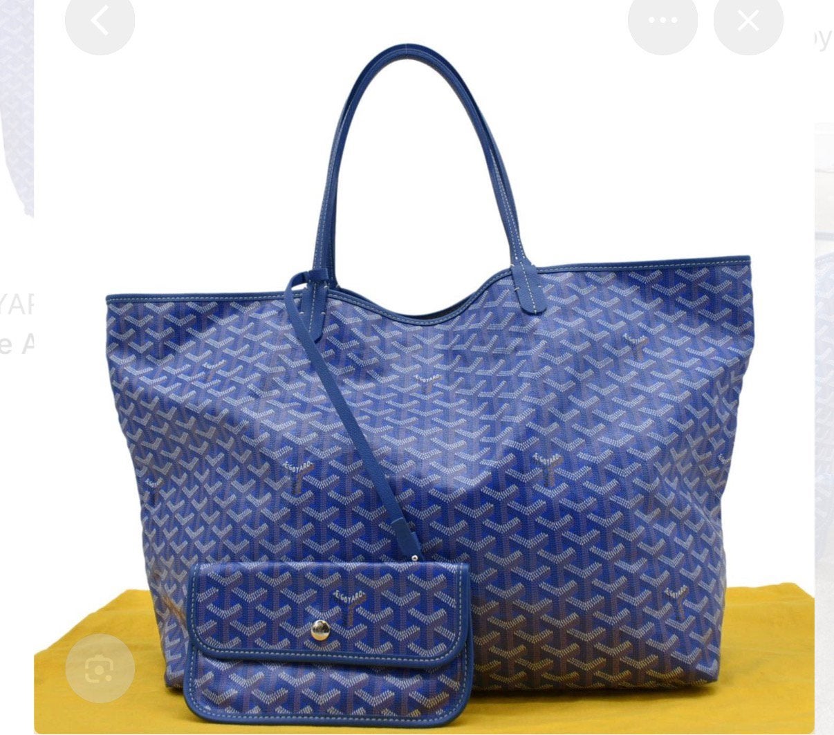 Goyard tas, Ophalen of Verzenden, Nieuw, Blauw, Handtas