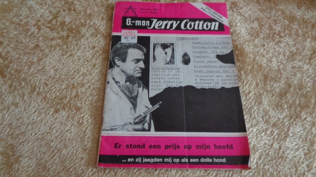 Politieroman, Gelezen, België, Jerry Cotton, Ophalen of Verzenden