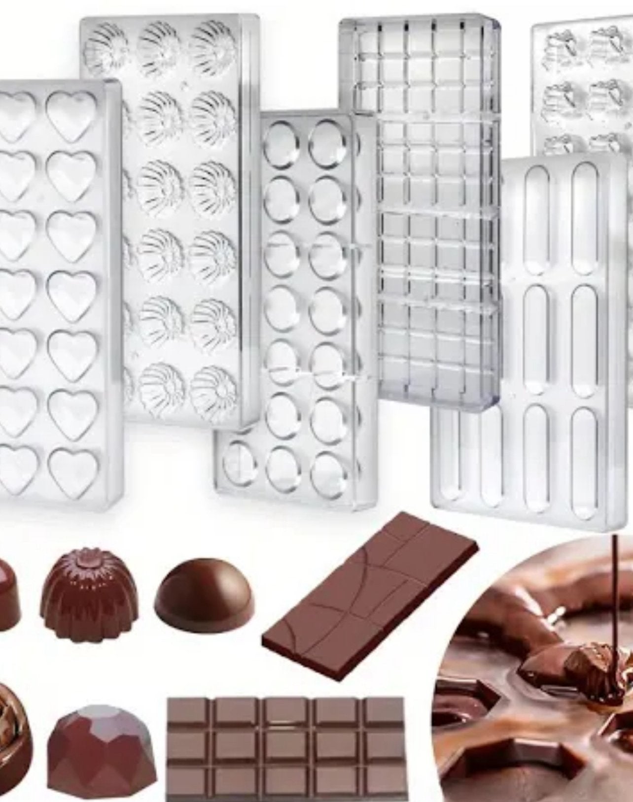 Moule pour pralines en chocolat (neuf), Hobby & Loisirs créatifs, Confection de Gâteaux & Cupcakes, Neuf, Moule, Enlèvement ou Envoi