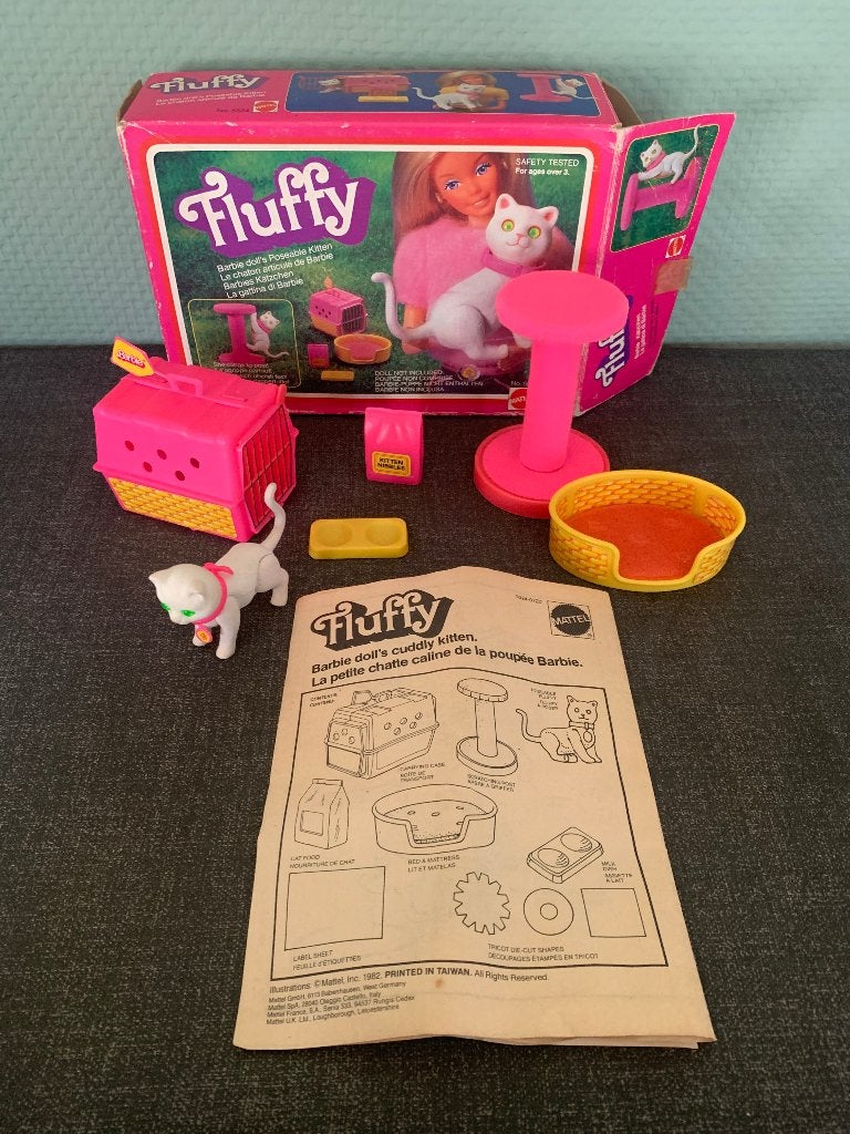 Fluffy chaton articulé Barbie 1982, Collections, Enlèvement, Utilisé, Accessoires