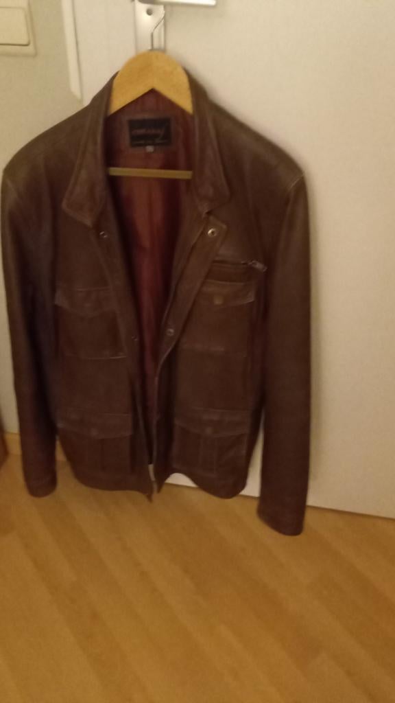 Veste brun Chiapas /t 54 en cuir .dans son etat, Kleding | Heren, Truien en Vesten, Ophalen of Verzenden, Bruin