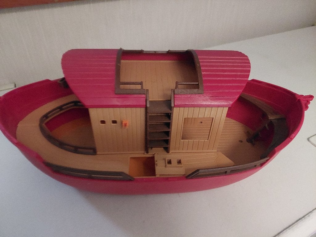 vintage piratenboot Playmobil, Kinderen en Baby's, Pirates, Gebruikt, Losse onderdelen, Ophalen of Verzenden