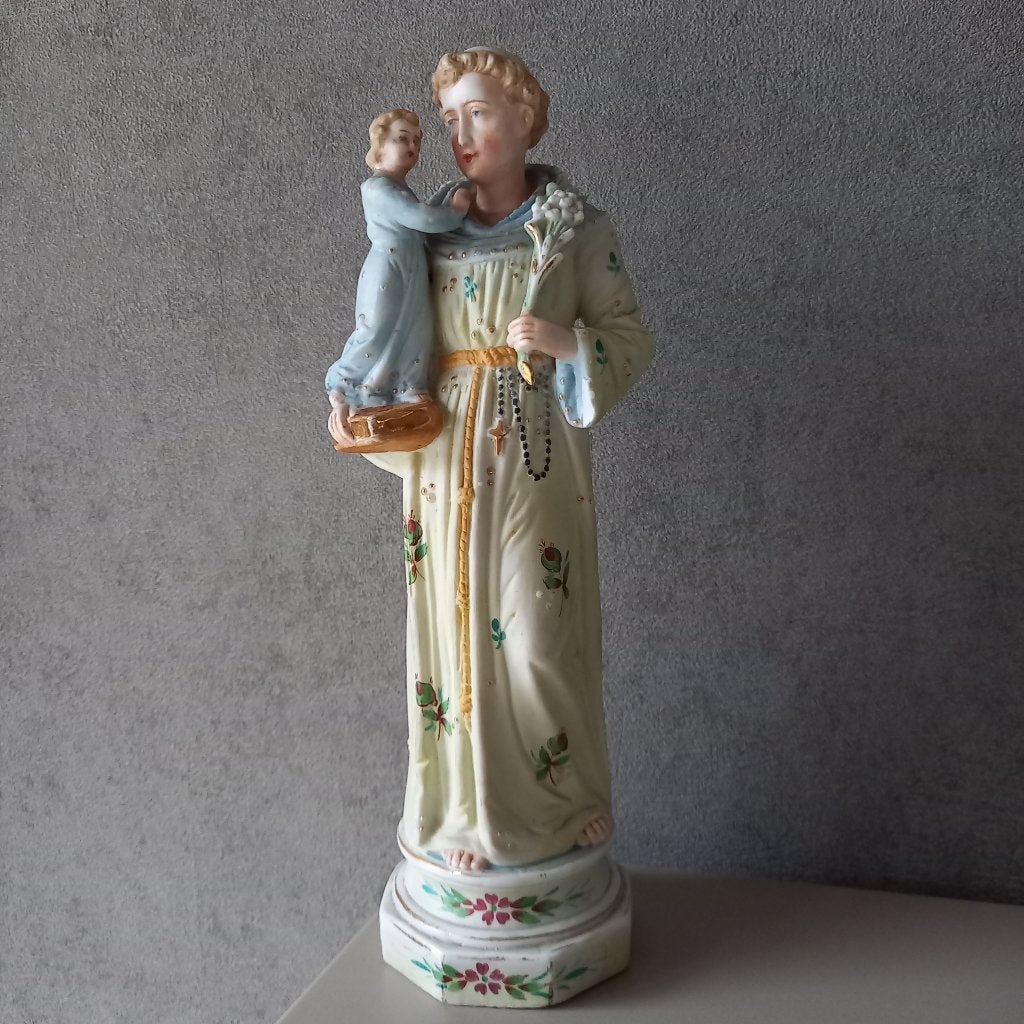 Vintage Antonuis met kindje., Ophalen, Zo goed als nieuw, Religie