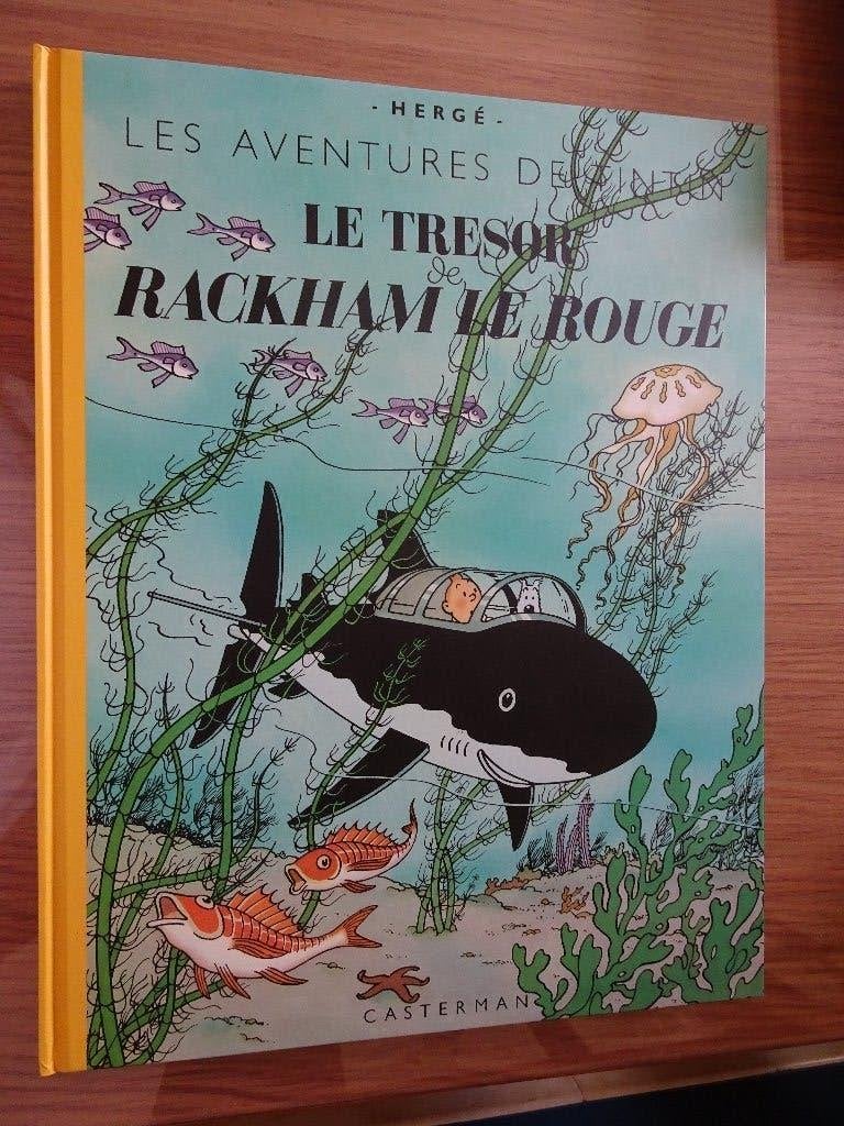 BD Tintin (Grand format) - Le trésor de Rackham le Rouge, Enlèvement ou Envoi, Une BD, Comme neuf, HERGE