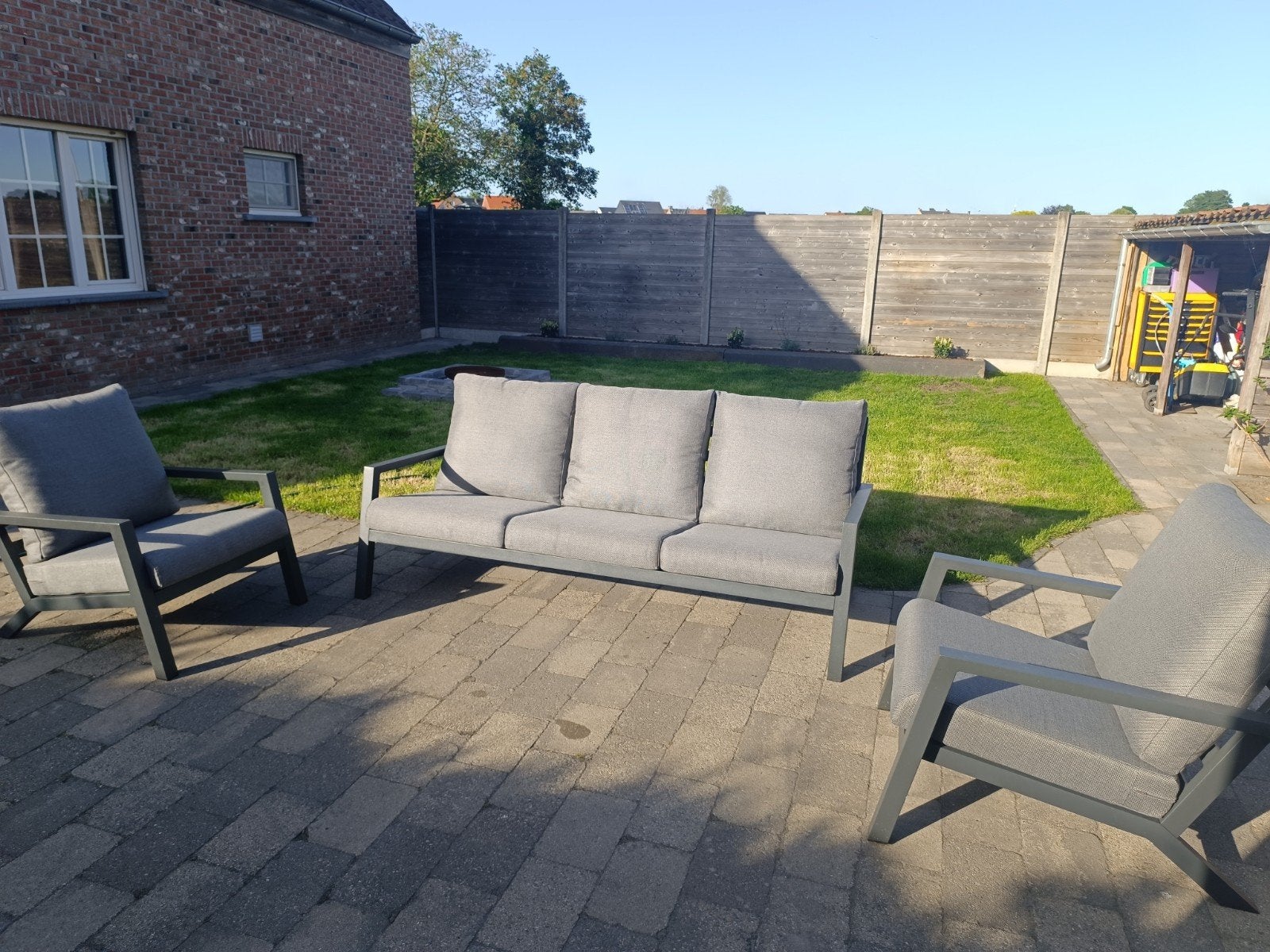 Vinci tuin/loungeset van exterioo in nieuwstaat, Jardin & Terrasse, Ensembles de jardin, Sets de jardin, Enlèvement