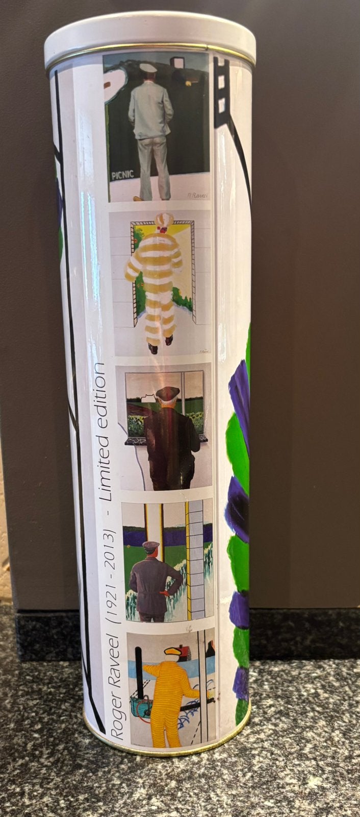 Roger Raveel wijnset, Antiek en Kunst, Ophalen