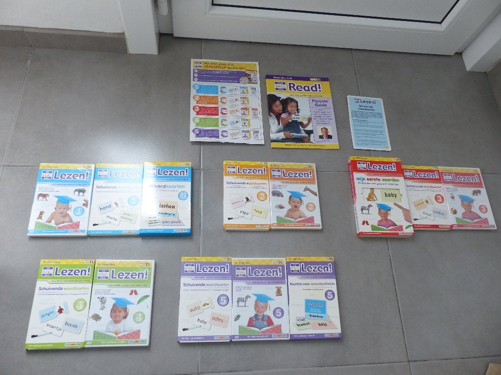 Leren lezen educatieve sets voor baby/peuter/kleuter, Ophalen of Verzenden, Zo goed als nieuw