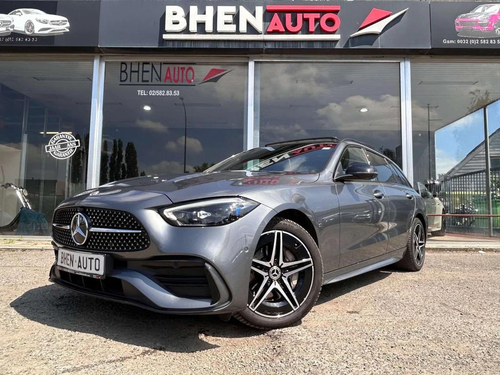 Mercedes-Benz C-CLASS 300 e PHEV/PACK AMG/TOIT PANO/CAMERA 3, Auto's, Mercedes-Benz, Automaat, Gebruikt, Zwart, 4 cilinders