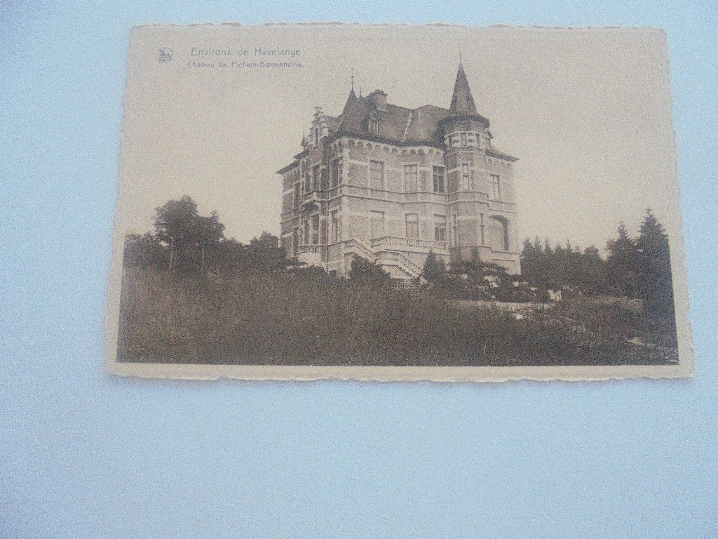 havelange - chateau de pichem-bormenville, Verzamelen, Ophalen of Verzenden, 1940 tot 1960, Gelopen, Namen