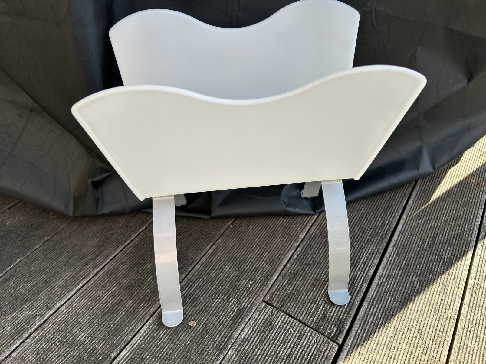 Porte-revues vintage blanc Ikea design Per Ivar Ledang, Compatible vinyle, Porte-revues, Enlèvement ou Envoi, Postmoderne