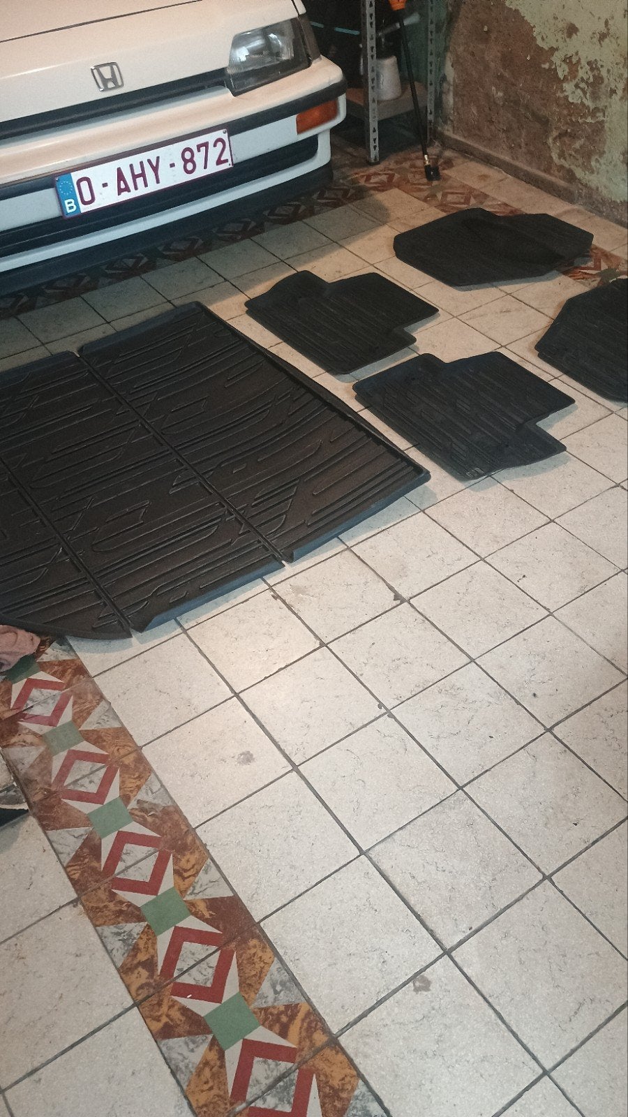 rubberen tapijten Volvo v60, Ophalen, Volvo