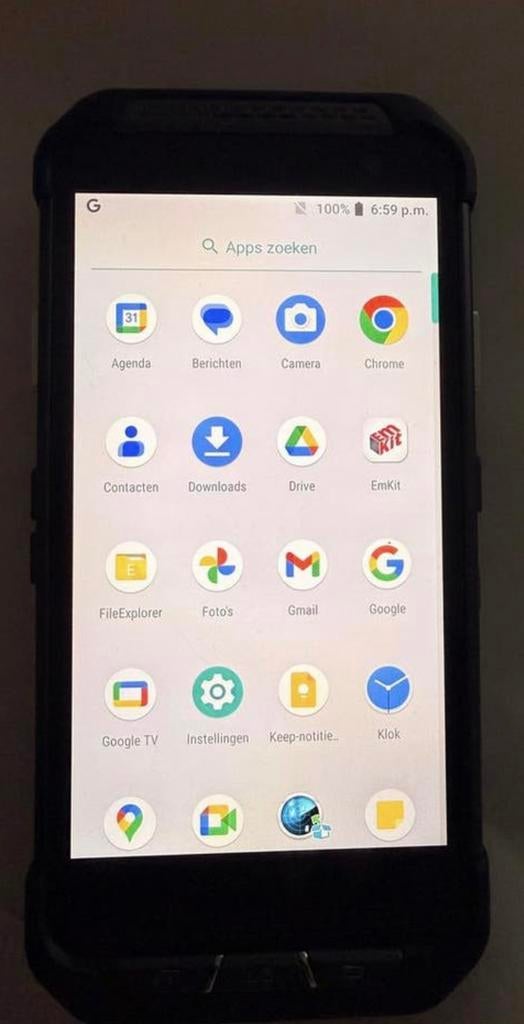 Point Mobile PM85 + Dock IP67 - Robuuste Android PDA, Telecommunicatie, Pda's, Ophalen, Zo goed als nieuw