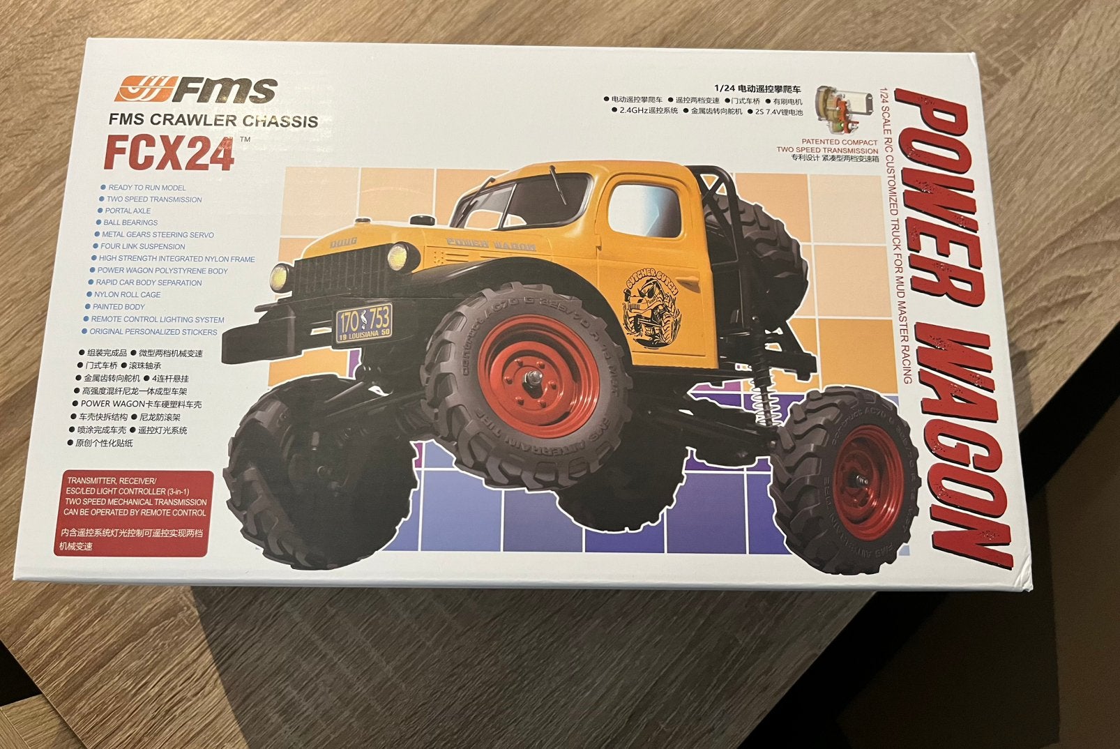 FMS FCX24 Power Wagon op schaal 1:24, Enlèvement, Comme neuf, Échelle 1:24