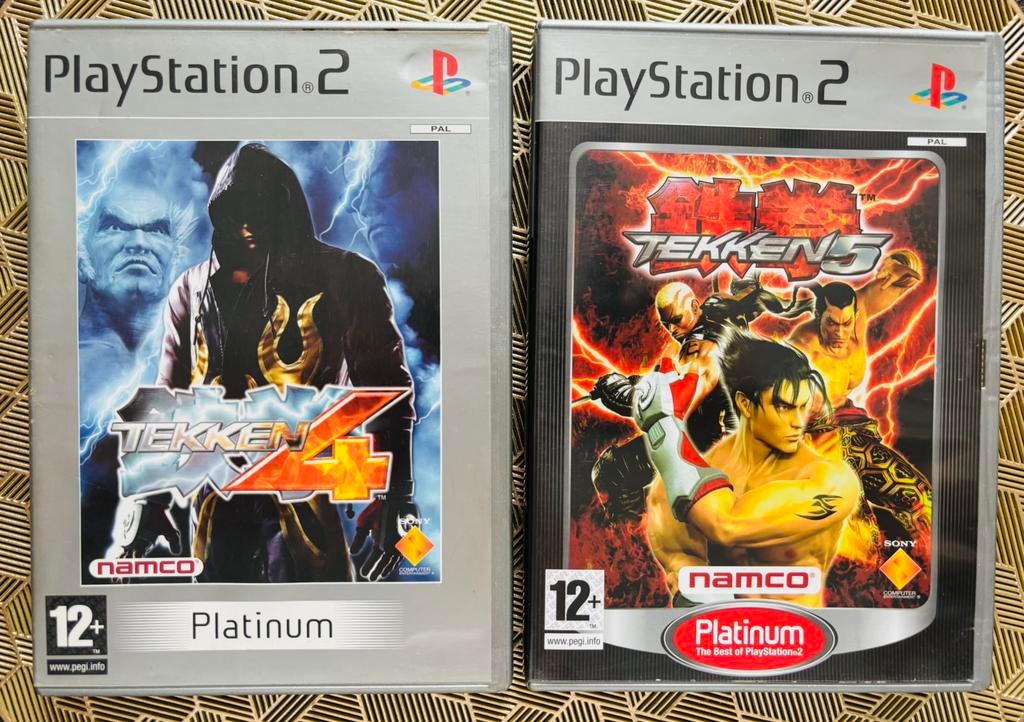 Tekken 4+5 platinum PS2, Ophalen of Verzenden, Gebruikt