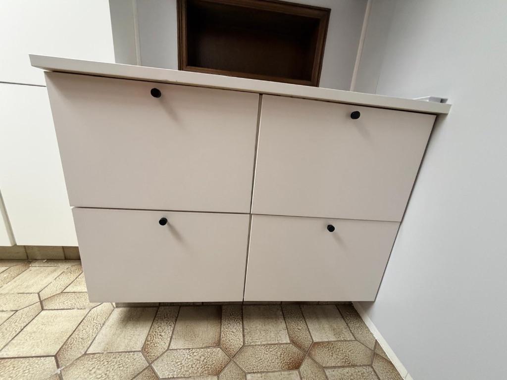 Keukenkasten-wit-metod ikea, Ophalen, Zo goed als nieuw, Wit, IKEA