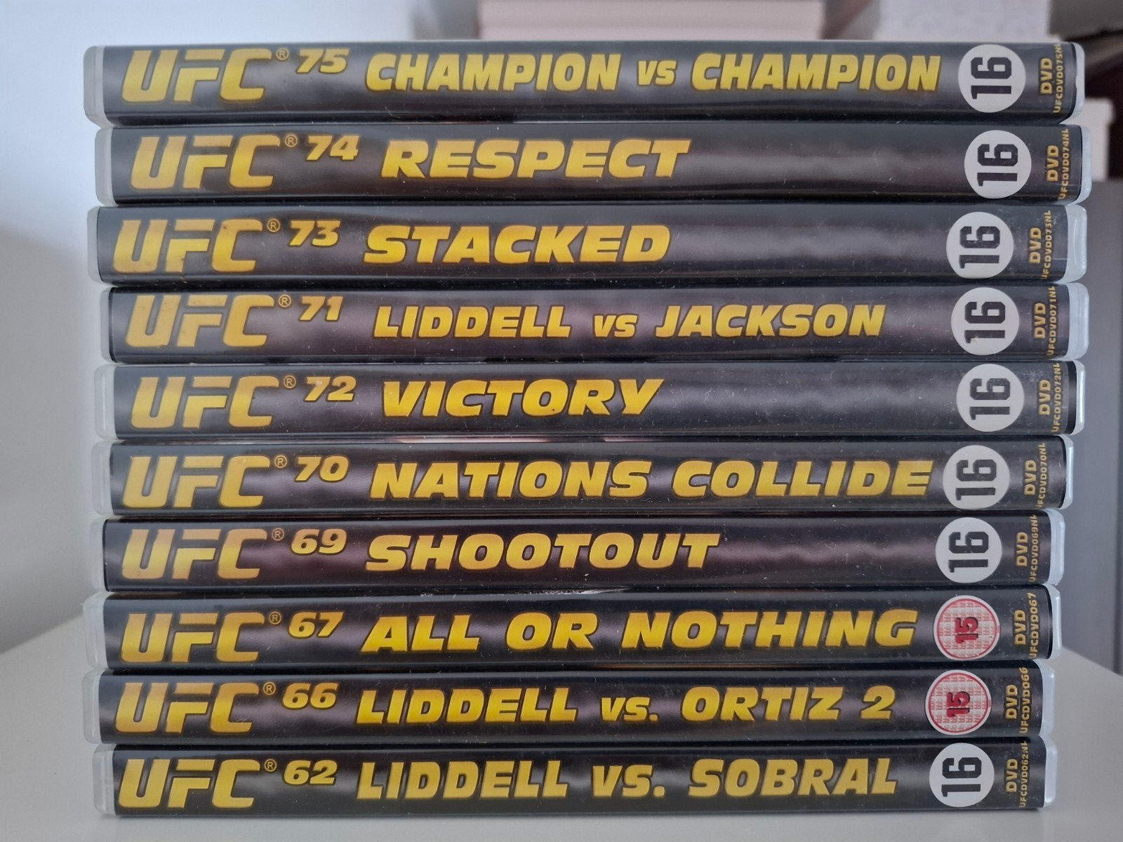 UFC DVD collectie, Cd's en Dvd's, Ophalen