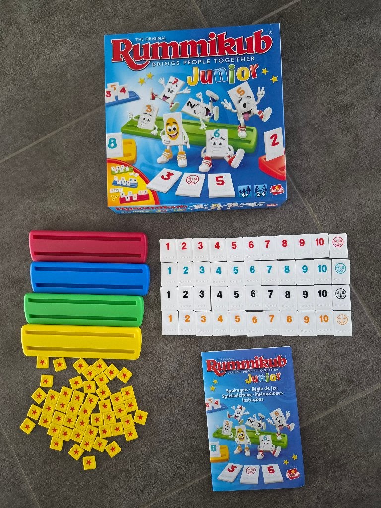 Rummikub junior, Hobby en Vrije tijd, Een of twee spelers, Ophalen, Zo goed als nieuw, Goliath
