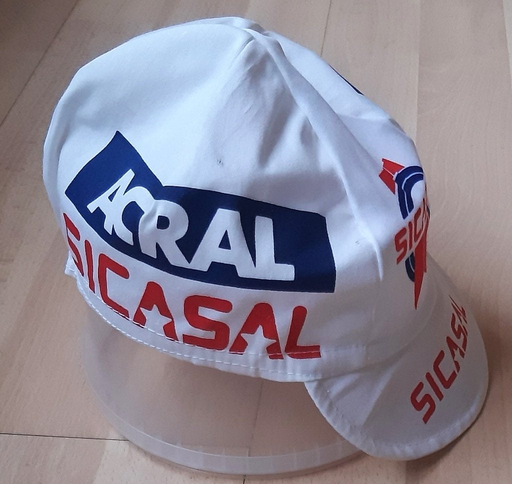 WIELRENNEN CYCLISME ORIGINEEL TEAM CAP SICASAL, Ophalen of Verzenden