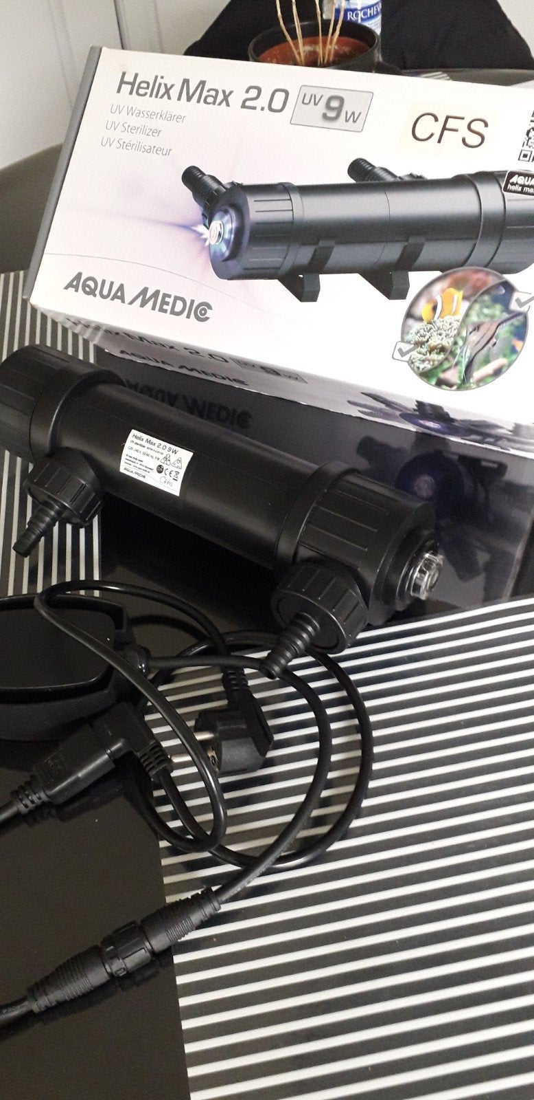 UV lamp voor aquarium, Ophalen