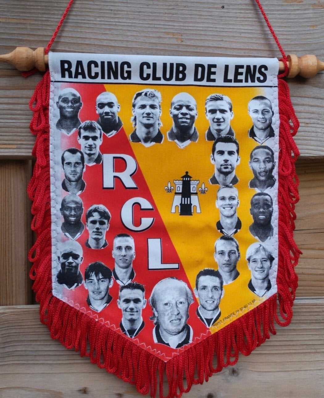 Le fanion des fanions de Lens au RCL Racing Club des années, Enlèvement ou Envoi