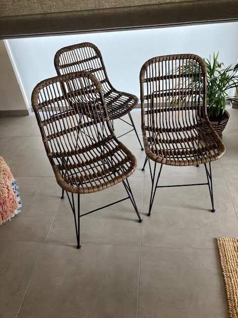 stoelen, Huis en Inrichting, Ophalen, Gebruikt, Drie, Zwart